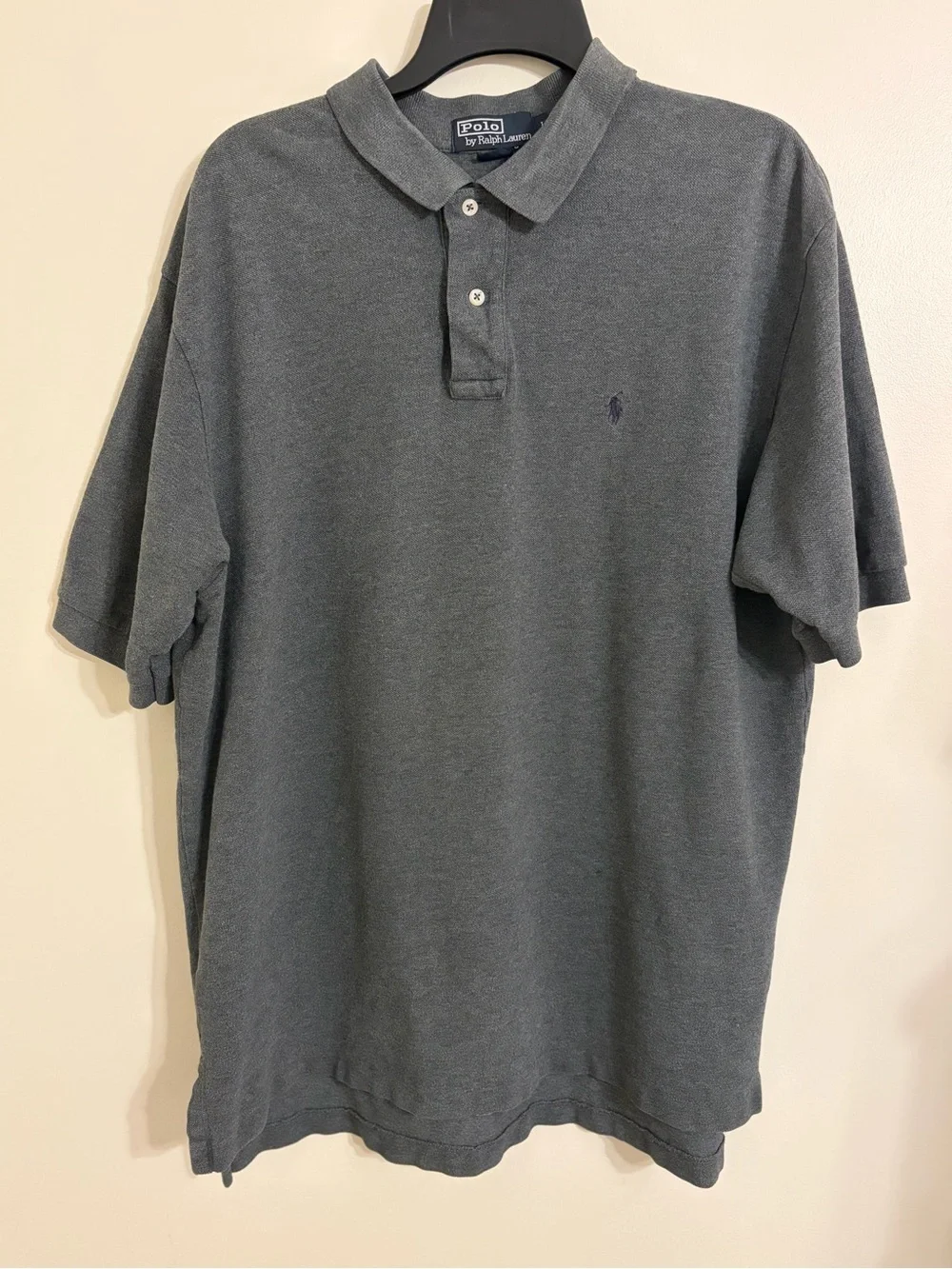 Polo by Ralph Lauren | Men's Gray Short-Sleeve Polo Shirt size L